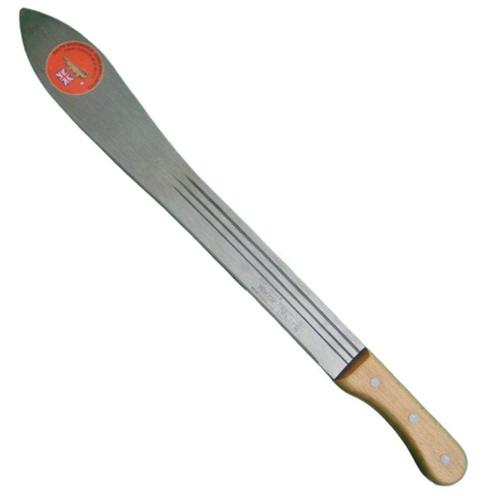 Martindale 18 Inch Pointed Bolo Machete with Wooden Handle