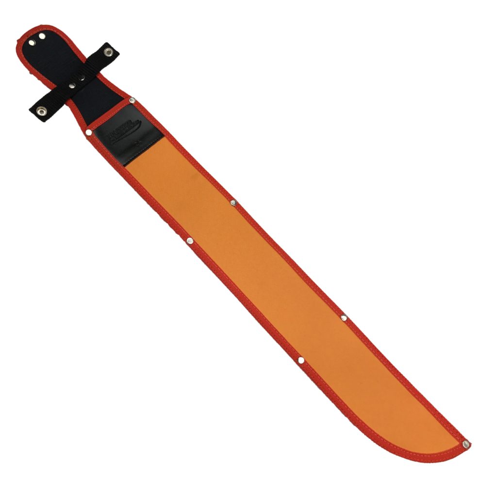 Orange Canvas 24 Inch Bush Machete Sheath