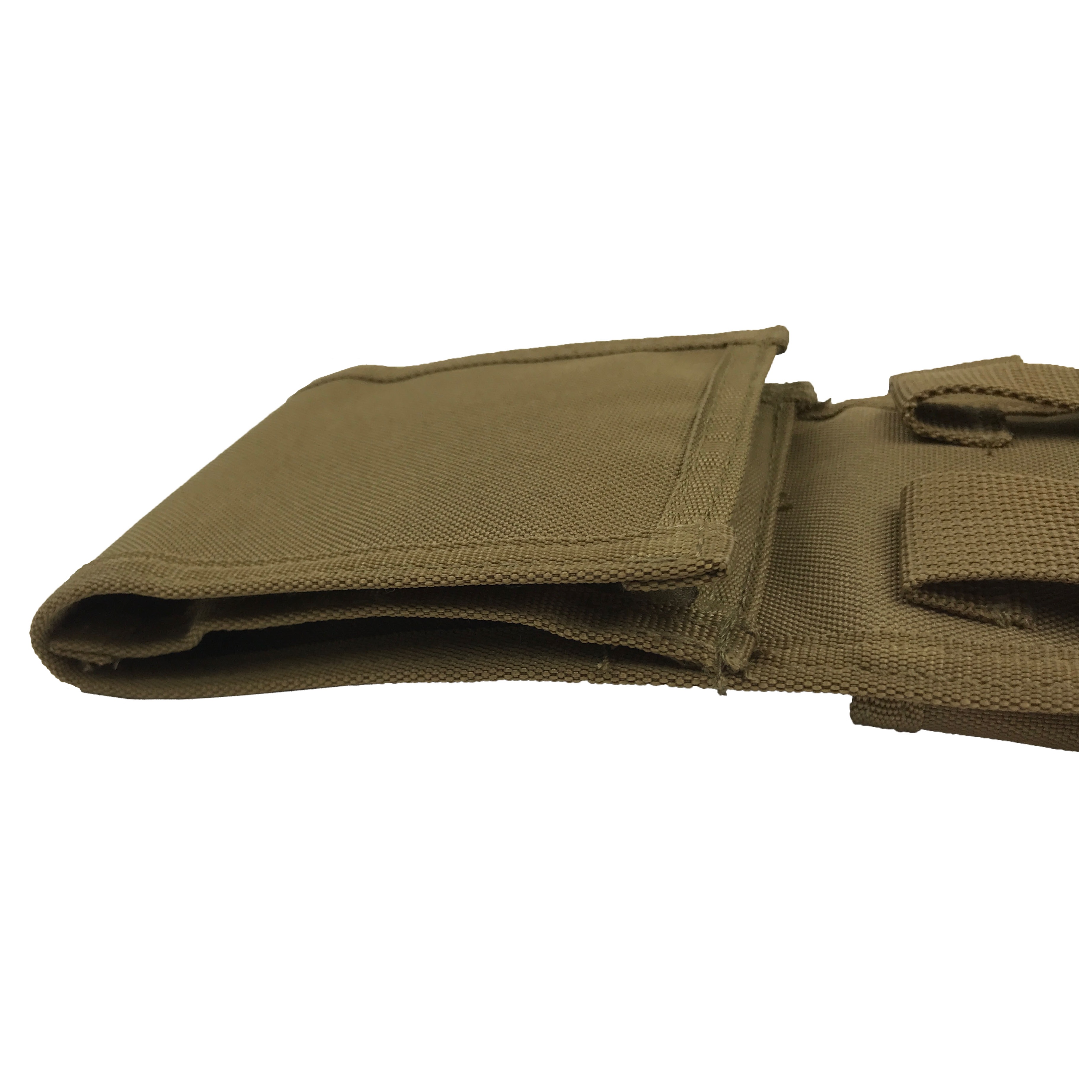 Brown Canvas 18 Inch MOLLE Compatible Bush Machete Sheath From Rothco
